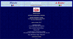 Desktop Screenshot of museoparigino.org